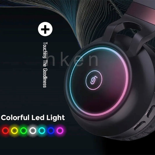 Wireless Sports Headphones Hifi Stero Sound Bluetooth Earphones Gaming Headsets with microphone FM TF for PC TV All Phone