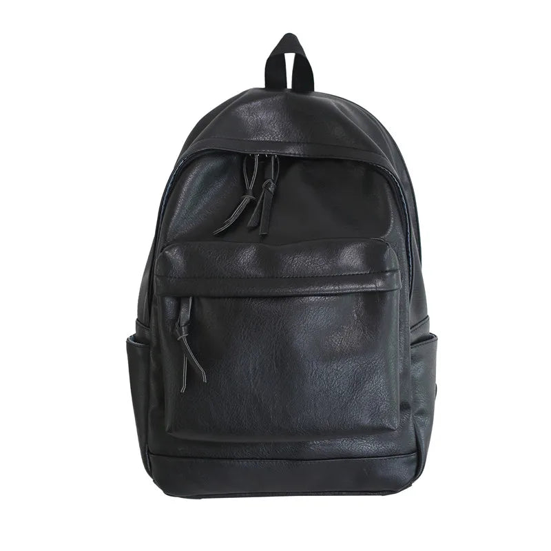 Woman Backpack High Quality Leather Rucksack Men Travel Bagpacks Black Shoulder School Bags for Teenage Girls Mochila Back Pack