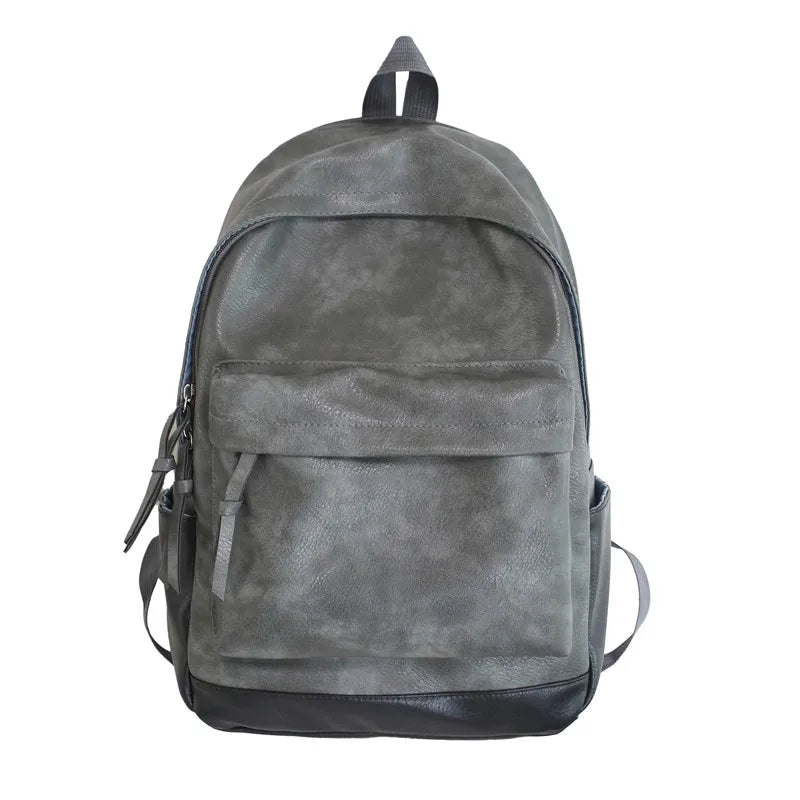 Woman Backpack High Quality Leather Rucksack Men Travel Bagpacks Black Shoulder School Bags for Teenage Girls Mochila Back Pack