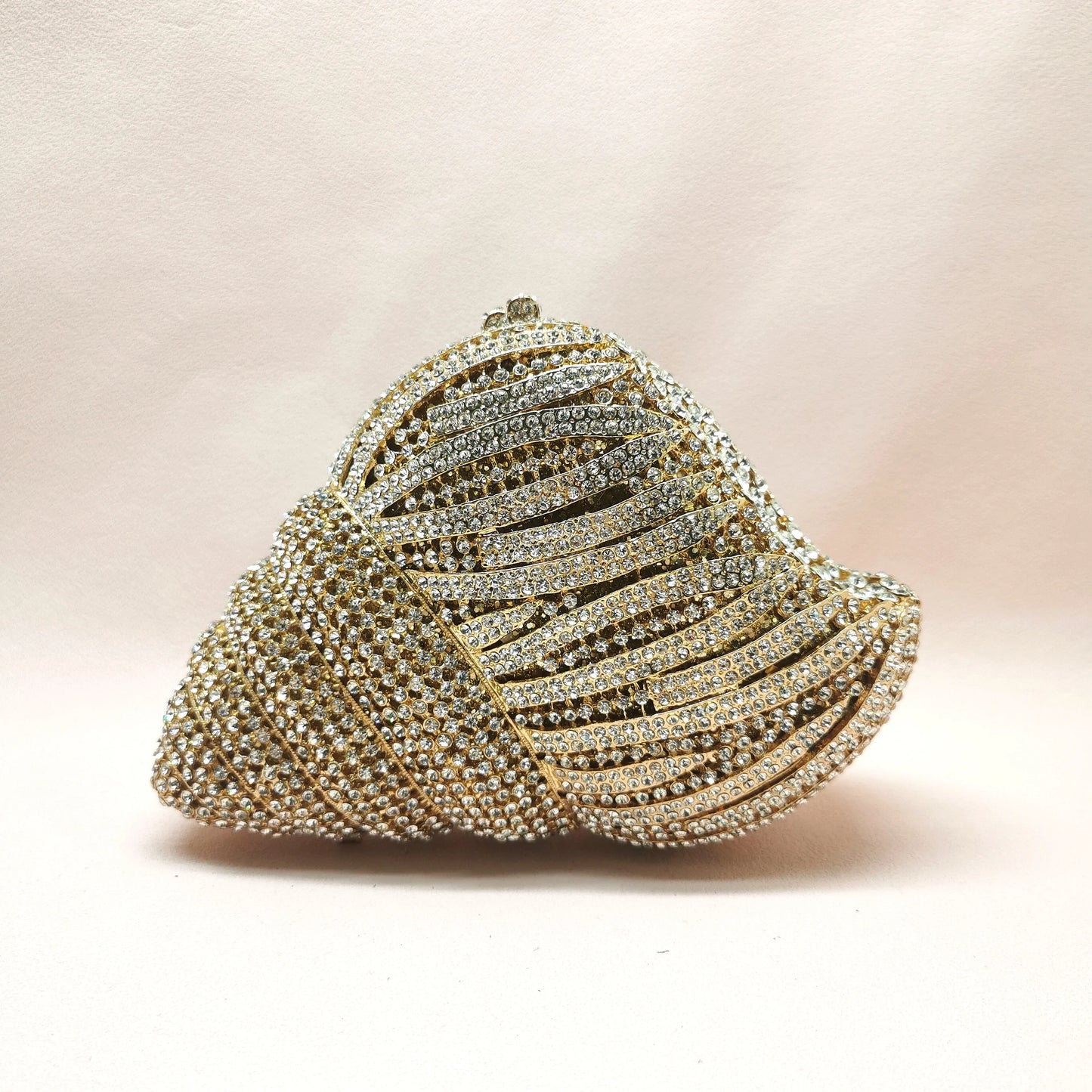 Woman Conch Shape Birthday Cocktail Prom Purse Bridal Dinner Handbag Crystal Wedding Party Clutch Diamond Ladies Cute Gift Bags