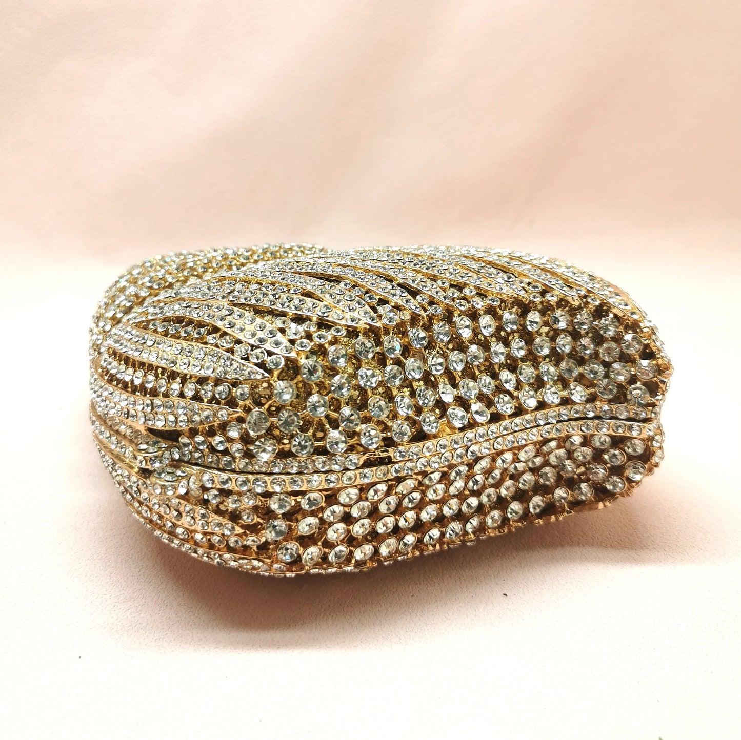 Woman Conch Shape Birthday Cocktail Prom Purse Bridal Dinner Handbag Crystal Wedding Party Clutch Diamond Ladies Cute Gift Bags