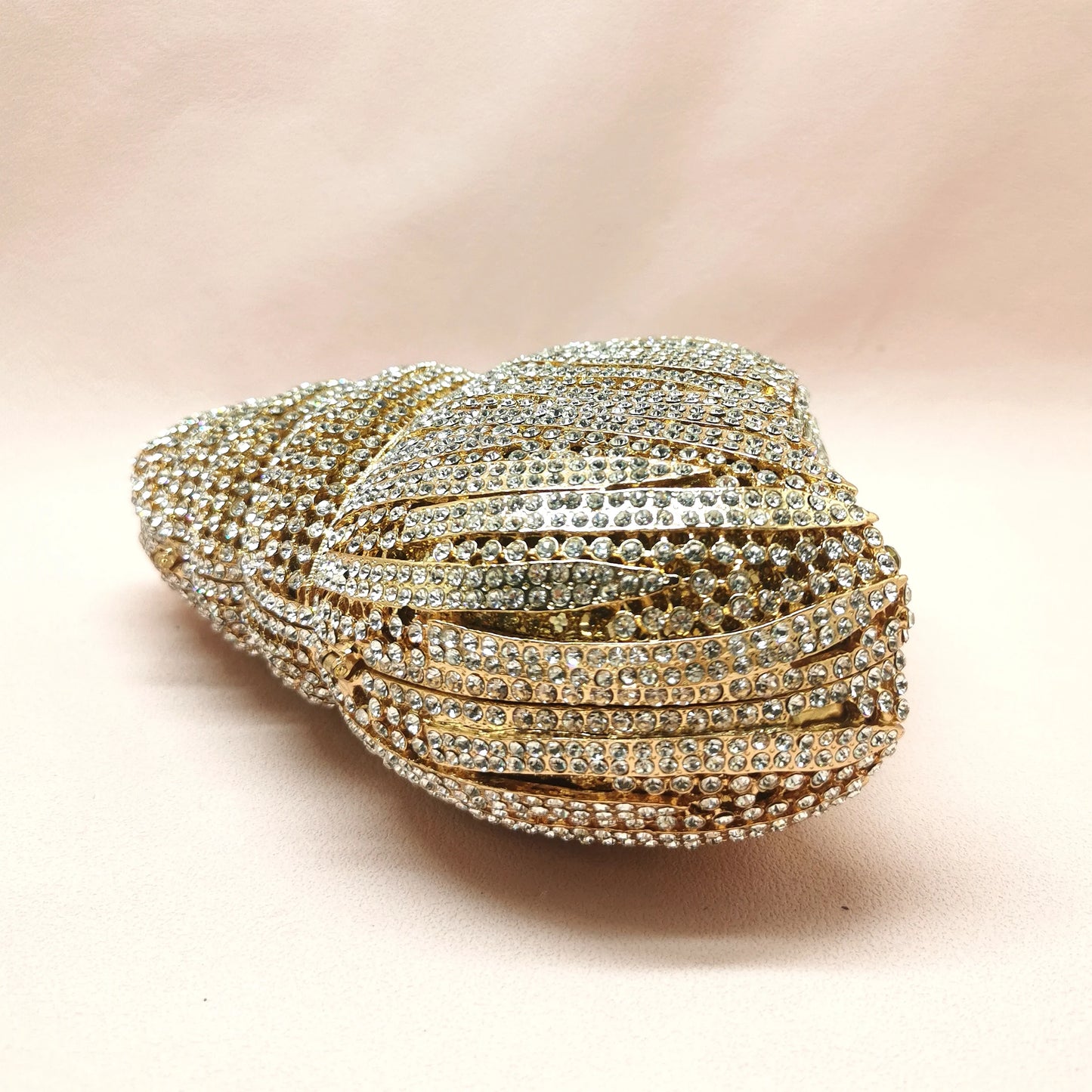 Woman Conch Shape Birthday Cocktail Prom Purse Bridal Dinner Handbag Crystal Wedding Party Clutch Diamond Ladies Cute Gift Bags