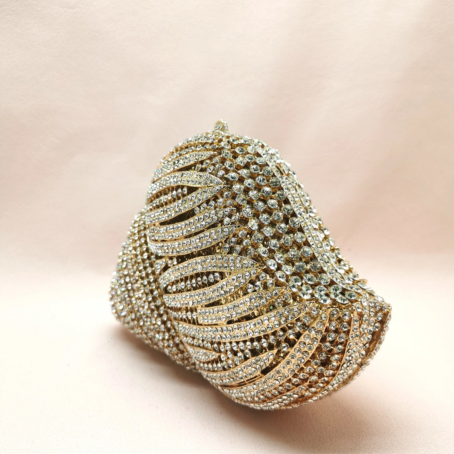 Woman Conch Shape Birthday Cocktail Prom Purse Bridal Dinner Handbag Crystal Wedding Party Clutch Diamond Ladies Cute Gift Bags