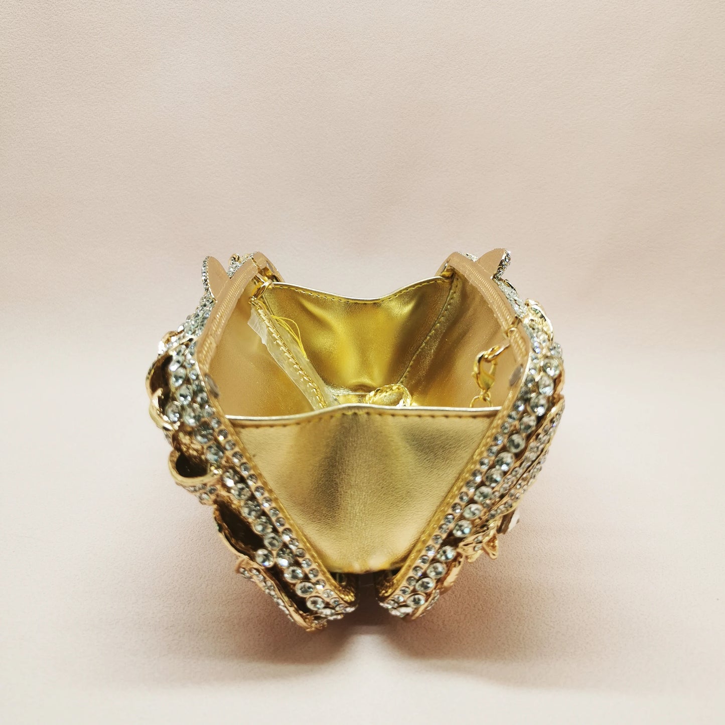 Woman Flower Diamond Wedding Party Bridal Evening Bag Dinner Gala Crystal Floral Purse Birthday Banquet Hollow Evening Handbag
