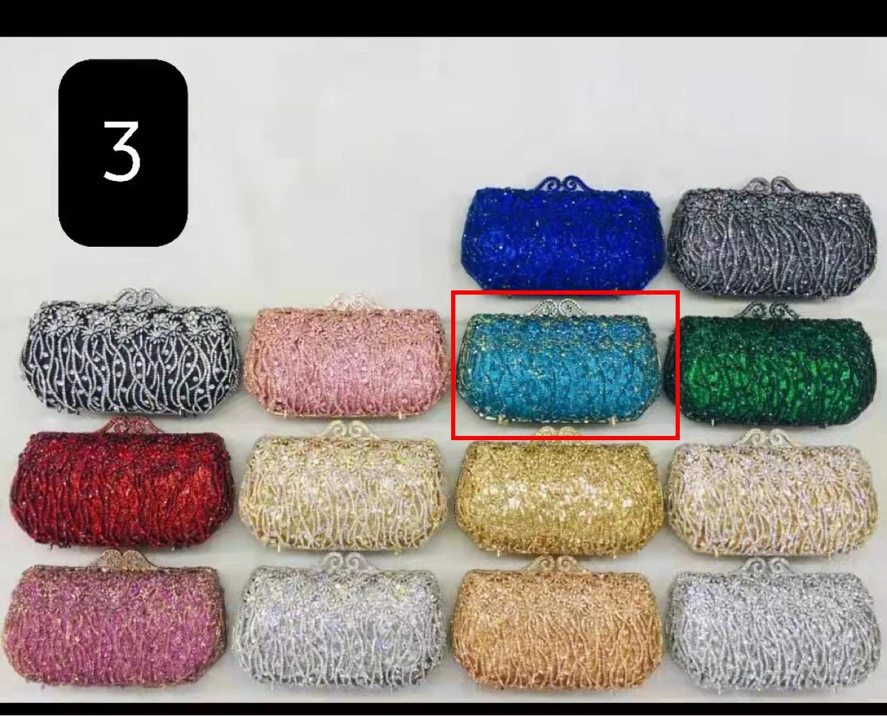 Woman Gold Red Black Pink Silver Champagne Diamond Bag Party Floral Crystal Flower Clutch Purse Wedding Bridal Hollow Handbag