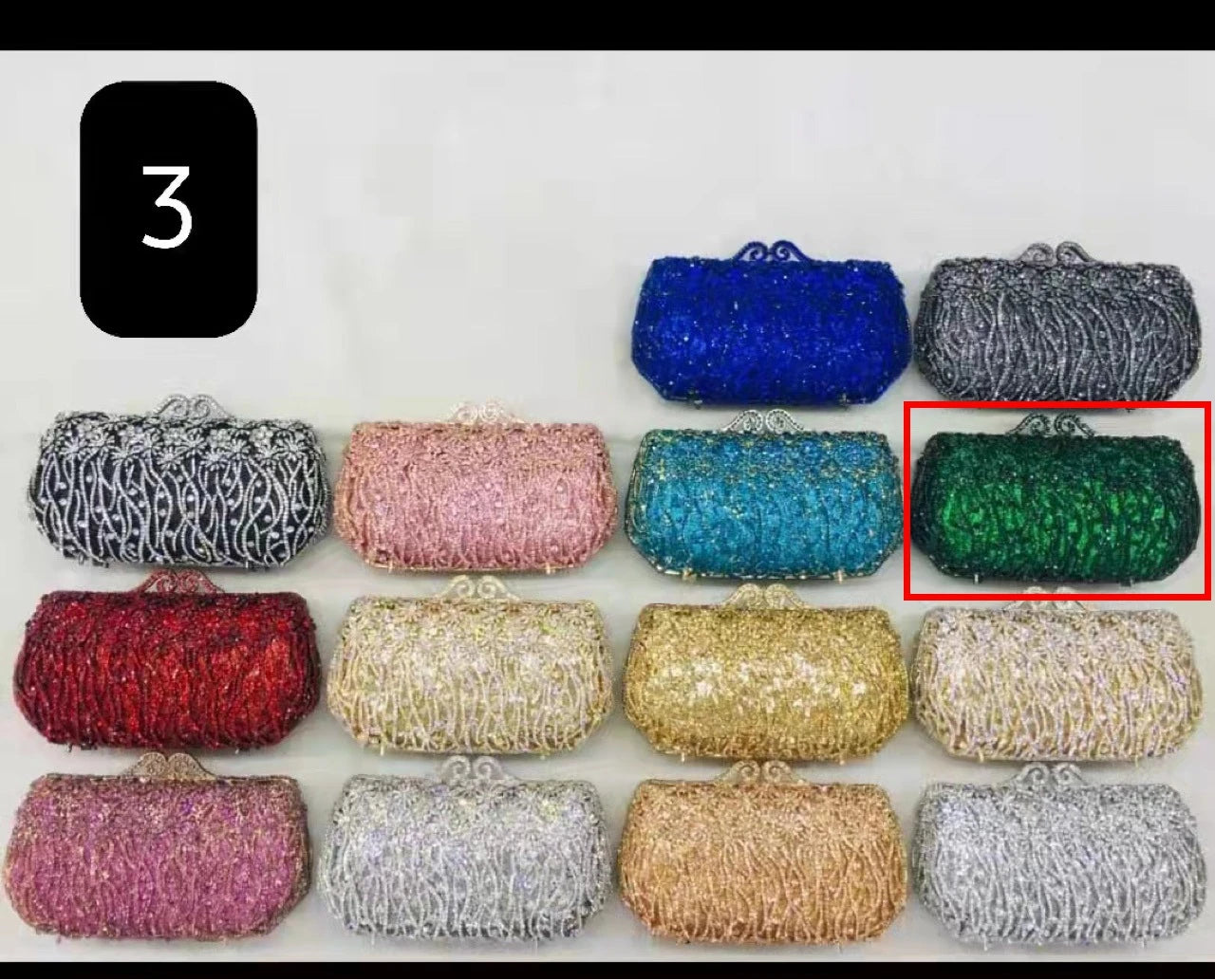 Woman Gold Red Black Pink Silver Champagne Diamond Bag Party Floral Crystal Flower Clutch Purse Wedding Bridal Hollow Handbag