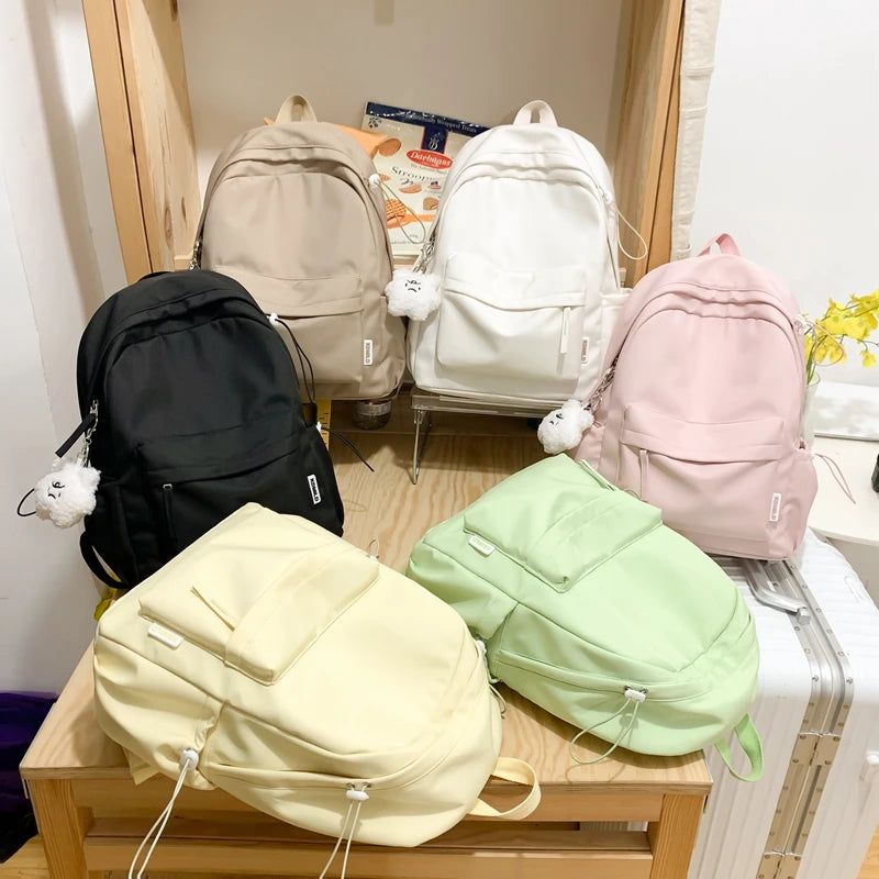 Woman Kawaii Backpack 2023 New High Quality Schoolbag for Teenage Girls Boys Simple Design Casual Travel Rucksack Mochila