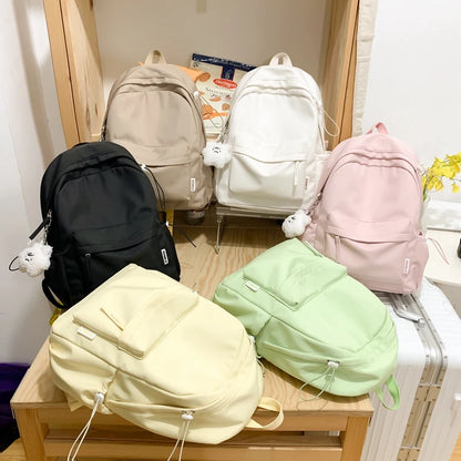 Woman Kawaii Backpack 2023 New High Quality Schoolbag for Teenage Girls Boys Simple Design Casual Travel Rucksack Mochila