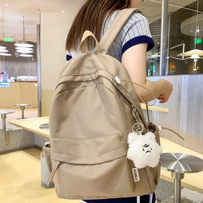 Woman Kawaii Backpack 2023 New High Quality Schoolbag for Teenage Girls Boys Simple Design Casual Travel Rucksack Mochila