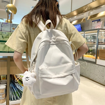 Woman Kawaii Backpack 2023 New High Quality Schoolbag for Teenage Girls Boys Simple Design Casual Travel Rucksack Mochila