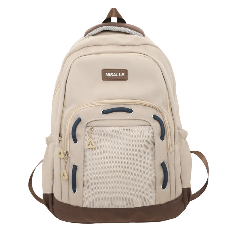 Woman Man Waterproof College Backpack Casual Laptop School Bag For Teenage Boy Girl Travel Bags Fashion Lady Backpack Trendy