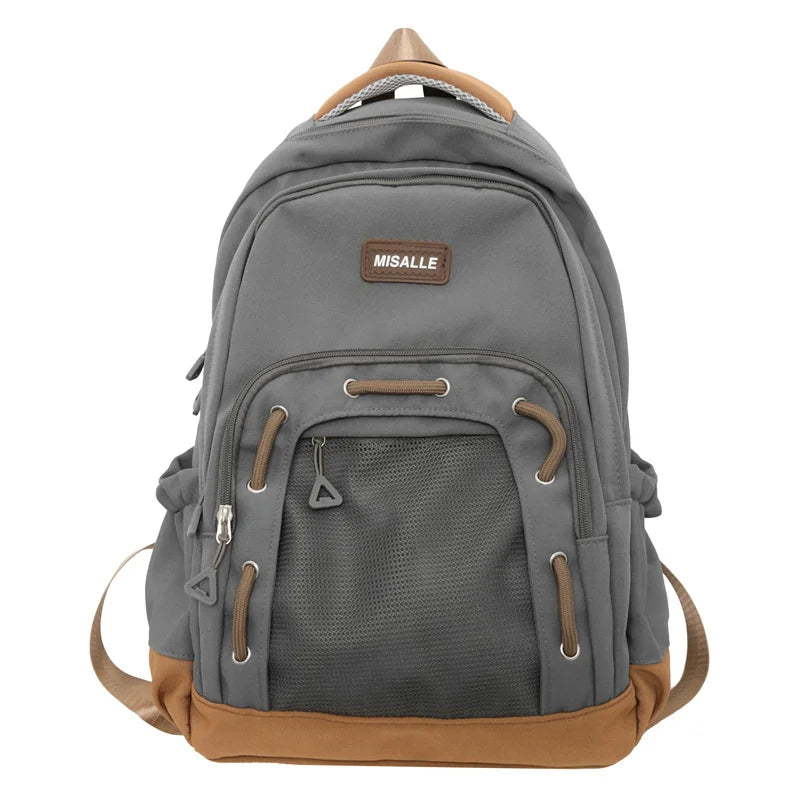 Woman Man Waterproof College Backpack Casual Laptop School Bag For Teenage Boy Girl Travel Bags Fashion Lady Backpack Trendy