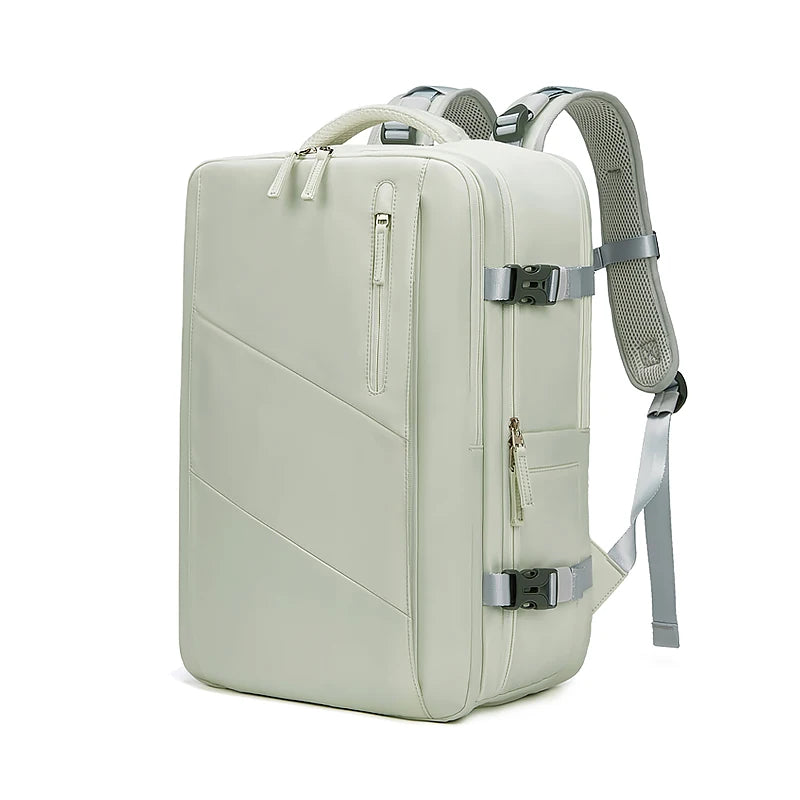 Woman Travel Backpack Business 16 Inch Laptop Backpack Fashion School Backpack USB Charging Waterproof  Backpack With Shoe Bag