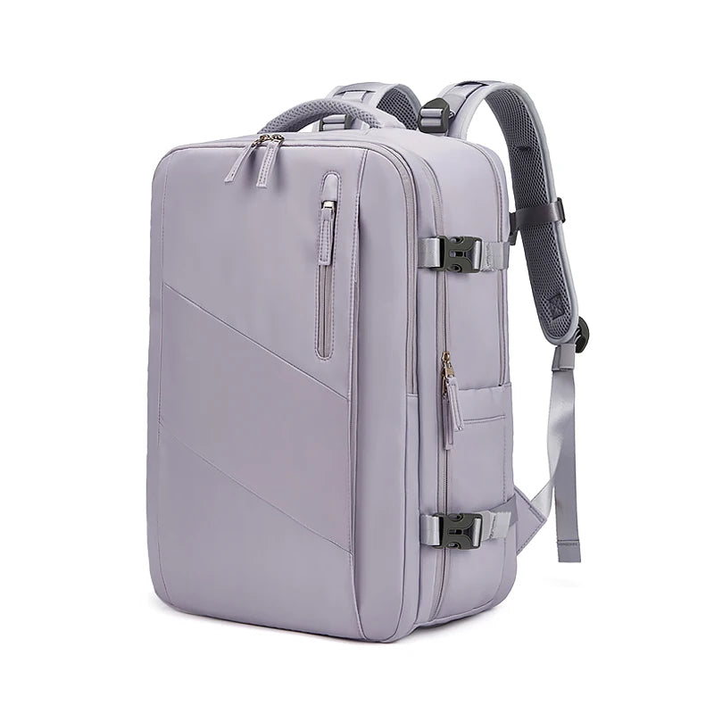Woman Travel Backpack Business 16 Inch Laptop Backpack Fashion School Backpack USB Charging Waterproof  Backpack With Shoe Bag