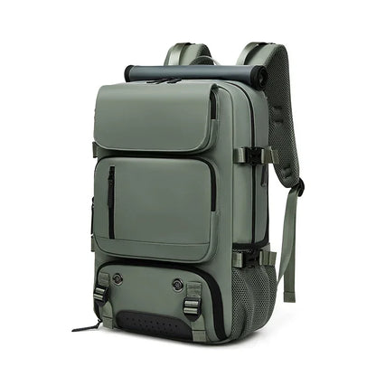 Woman Travel Backpack Waterproof 16 Inch Business Laptop Back Pack with Shoe Bag Hidden USB Charging Port Camping Man Backpacks