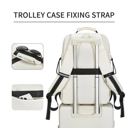 Woman Travel outdoor Backpack Business 16 Inch Laptop Backpack Fashion Waterproof School Backpack With Dry wet separation bag