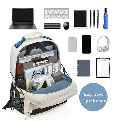 Woman Travel outdoor Backpack Business 16 Inch Laptop Backpack Fashion Waterproof School Backpack With Dry wet separation bag
