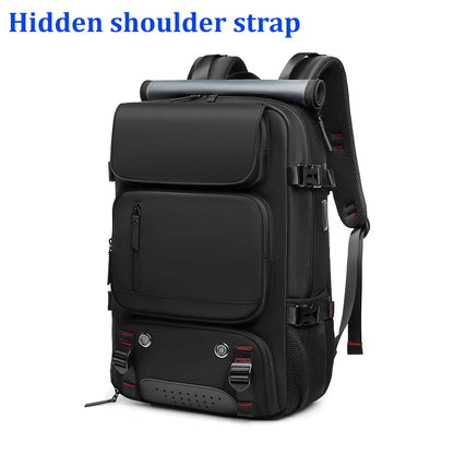 Woman travel backpack,waterproof 16 inch Business Laptop Backpack with Shoe Bag Hidden USB charging port Hiking camping backpack