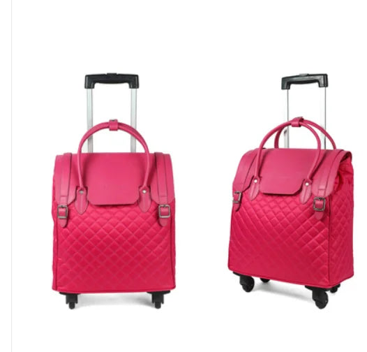 Women 20 Inch Travel Suitcase - Thumbnail 2