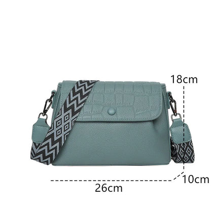 Women 2023 Genuine Leather Ladies Handbags Female Tote Sac High Quality Solid Color Genuine Leather Shoulder Crossbody Bags For