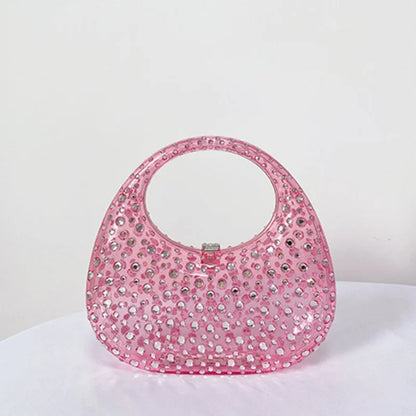 Women Acrylic Box Evening Clutch Bags For Wedding Party Luxury Gold green Blue Pink Purses And Handbags Designer High Quality