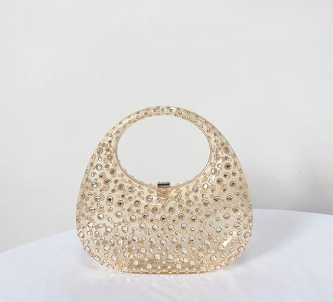 Women Acrylic Box Evening Clutch Bags For Wedding Party Luxury Gold green Blue Pink Purses And Handbags Designer High Quality