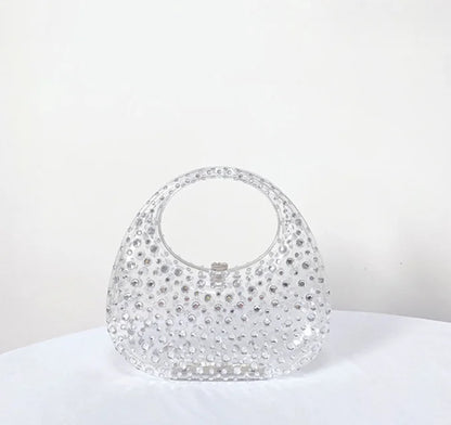 Women Acrylic Box Evening Clutch Bags For Wedding Party Luxury Gold green Blue Pink Purses And Handbags Designer High Quality