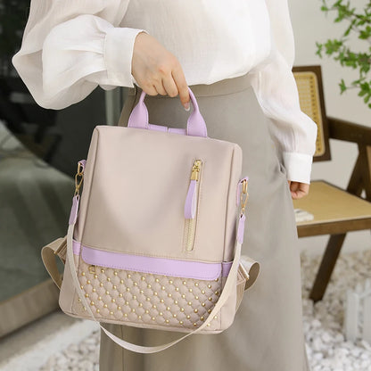 Women Anti Theft Backpack Casual Shoulder Bag Fashion Nylon Female Stylish Elegant Girls Academic Style Backpack for Women Sac