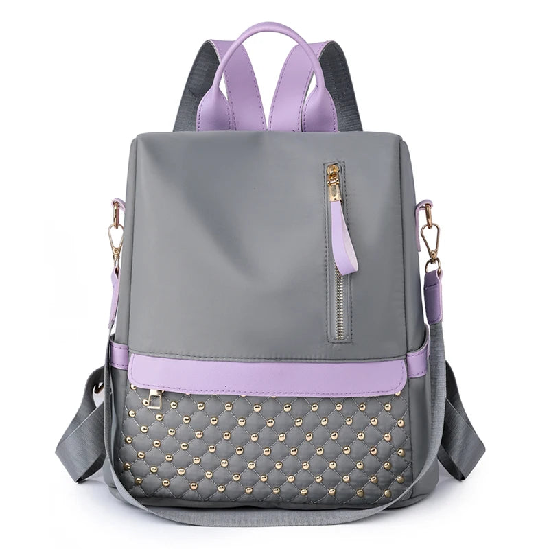 Women Anti Theft Backpack Casual Shoulder Bag Fashion Nylon Female Stylish Elegant Girls Academic Style Backpack for Women Sac
