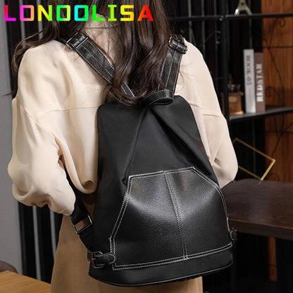 Women Anti-theft Leather Backpacks Bags for Girls Female Shoulder Bag Multifunctional Teenage Girls High Capacity Travel Bagpack
