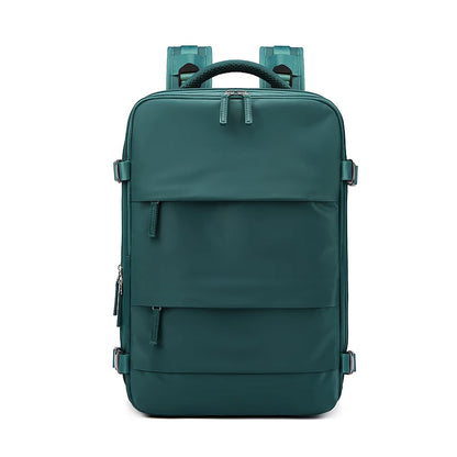 Women Backpack 15.6inch Teenage girl USB charging Laptop Backpack Independent Shoe bag travel Business Backpack outdoor Backpack