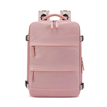 Women Backpack 15.6inch Teenage girl USB charging Laptop Backpack Independent Shoe bag travel Business Backpack outdoor Backpack