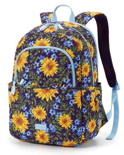 Women Backpack BAGSMART 15.6inch Teenage Girl Laptop Backpack Independent School Lunch Bag Travel Outdoor Backpack with Meal Kit