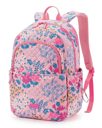 Women Backpack BAGSMART 15.6inch Teenage Girl Laptop Backpack Independent School Lunch Bag Travel Outdoor Backpack with Meal Kit