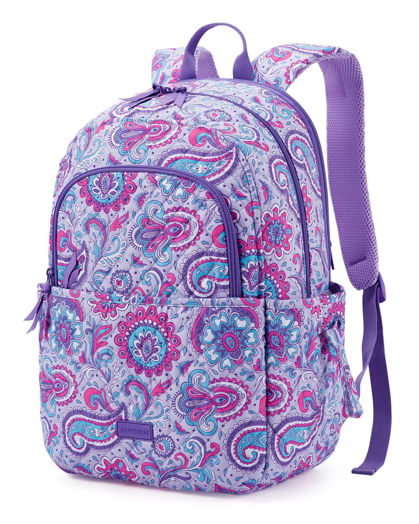 Women Backpack BAGSMART 15.6inch Teenage Girl Laptop Backpack Independent School Lunch Bag Travel Outdoor Backpack with Meal Kit