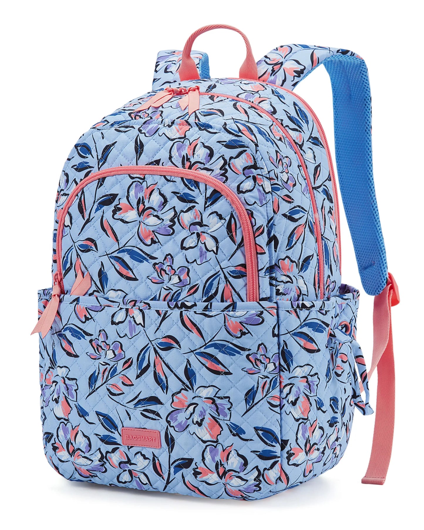 Women Backpack BAGSMART 15.6inch Teenage Girl Laptop Backpack Independent School Lunch Bag Travel Outdoor Backpack with Meal Kit