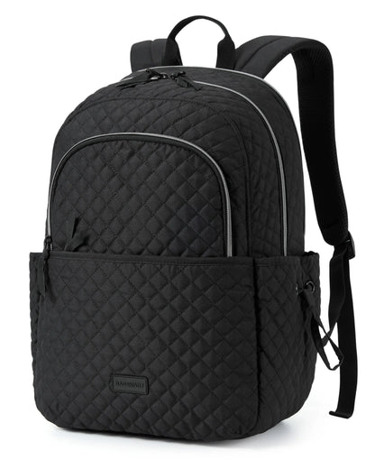 Women Backpack BAGSMART 15.6inch Teenage Girl Laptop Backpack Independent School Lunch Bag Travel Outdoor Backpack with Meal Kit