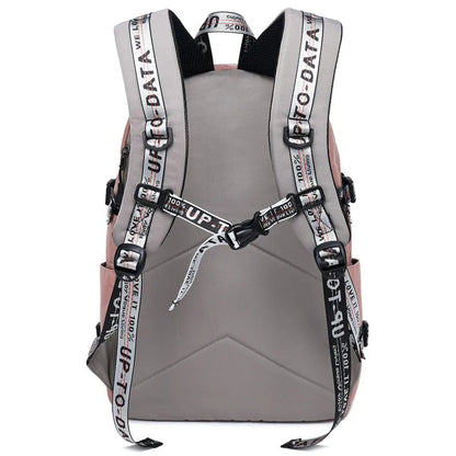 Women Backpack Fashion Waterproof Rucksack for Teen Girls School Bag Laptop 14 15 15.6 Inch USB College Back Pack Mochila