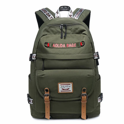 Women Backpack Fashion Waterproof Rucksack for Teen Girls School Bag Laptop 14 15 15.6 Inch USB College Back Pack Mochila