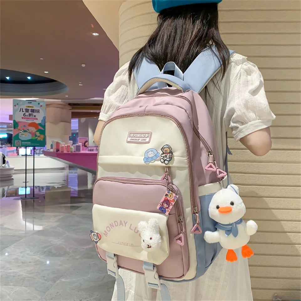 Women Backpack Multifunctional High Quality Oxford Large Capacity Bagpack 2022 New Fashion Leisure Travel Back Pack Sac A Dos