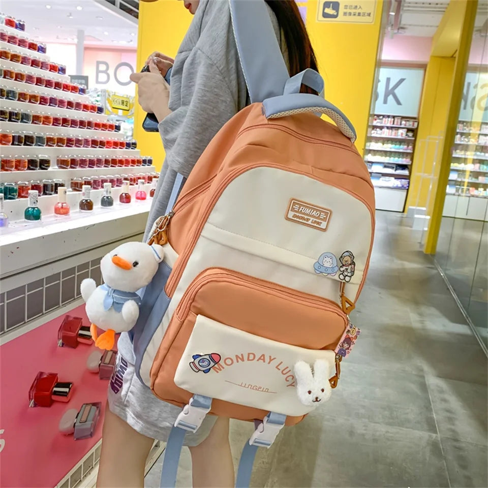 Women Backpack Multifunctional High Quality Oxford Large Capacity Bagpack 2022 New Fashion Leisure Travel Back Pack Sac A Dos