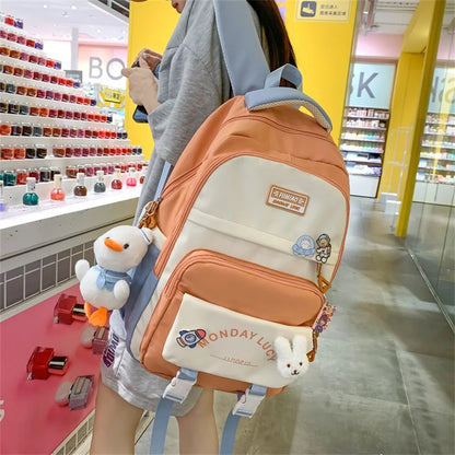 Women Backpack Multifunctional High Quality Oxford Large Capacity Bagpack 2022 New Fashion Leisure Travel Back Pack Sac A Dos