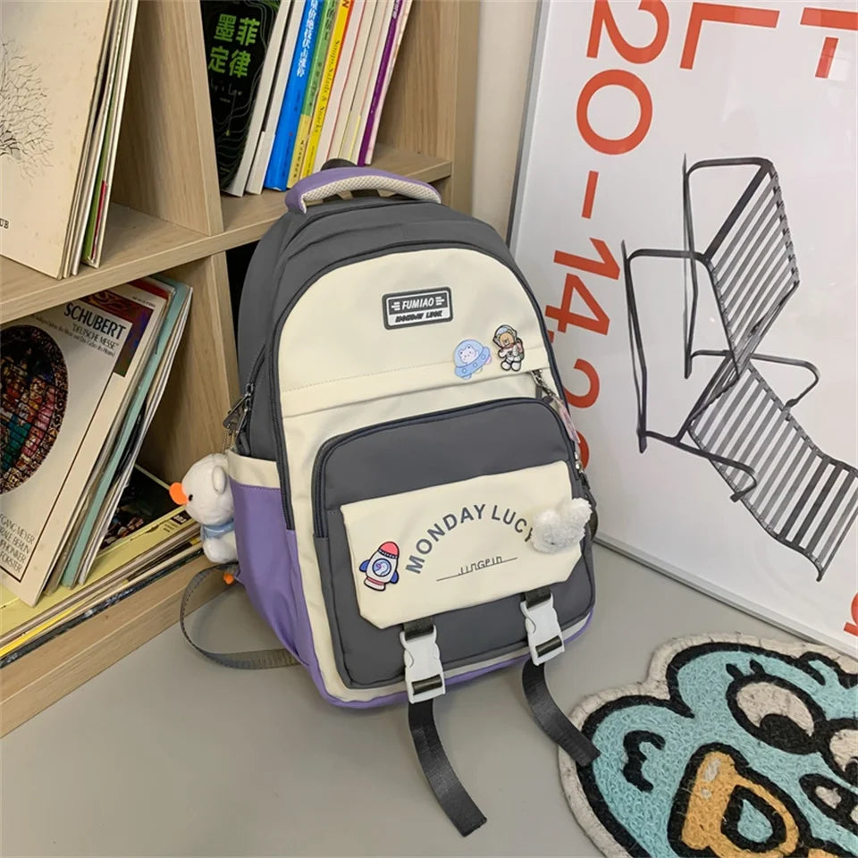 Women Backpack Multifunctional High Quality Oxford Large Capacity Bagpack 2022 New Fashion Leisure Travel Back Pack Sac A Dos