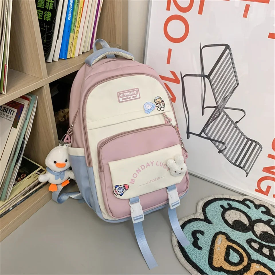 Women Backpack Multifunctional High Quality Oxford Large Capacity Bagpack 2022 New Fashion Leisure Travel Back Pack Sac A Dos