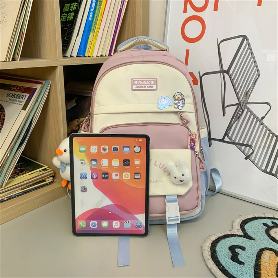 Women Backpack Multifunctional High Quality Oxford Large Capacity Bagpack 2022 New Fashion Leisure Travel Back Pack Sac A Dos