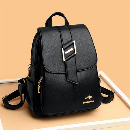 Women Backpack New High Quality Soft Leather Leisure Travel Back pack Large Capacity School Bags for Teenage Girls Mochila Sac