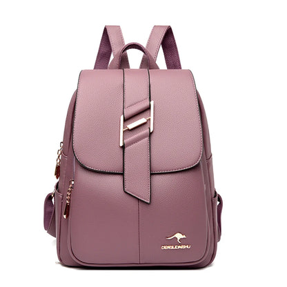 Women Backpack New High Quality Soft Leather Leisure Travel Back pack Large Capacity School Bags for Teenage Girls Mochila Sac