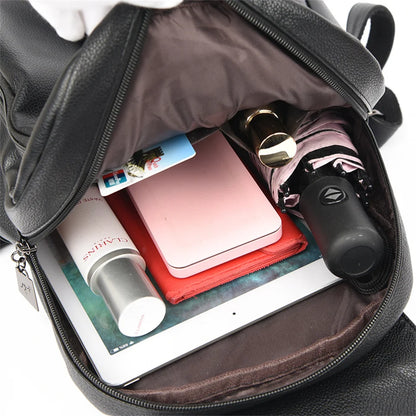 Women Backpack New High Quality Soft Leather Leisure Travel Back pack Large Capacity School Bags for Teenage Girls Mochila Sac