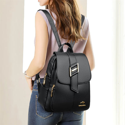 Women Backpack New High Quality Soft Leather Leisure Travel Back pack Large Capacity School Bags for Teenage Girls Mochila Sac