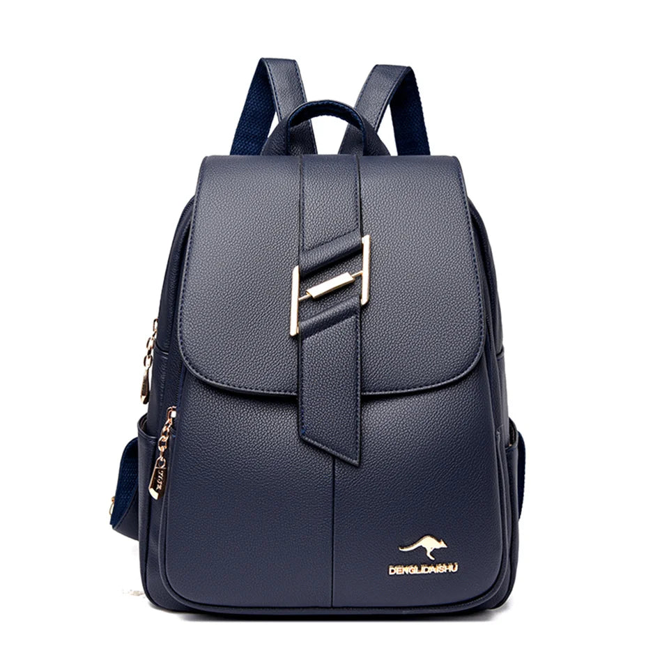 Women Backpack New High Quality Soft Leather Leisure Travel Back pack Large Capacity School Bags for Teenage Girls Mochila Sac